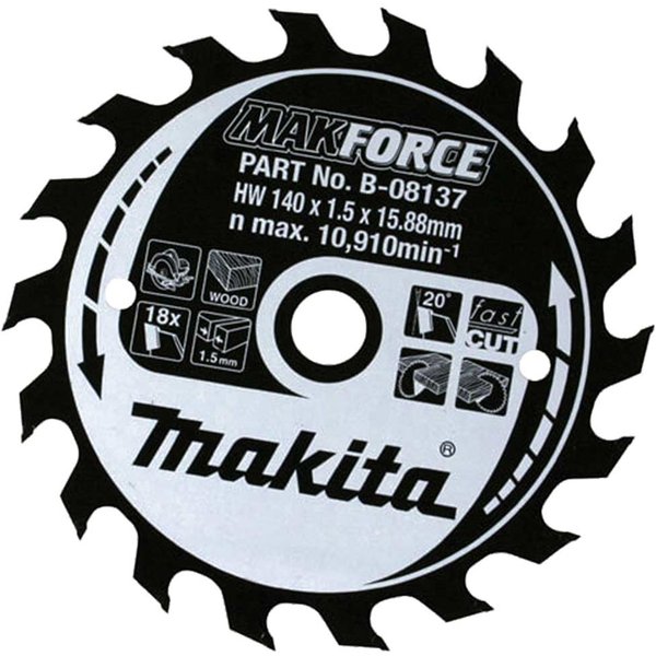 Makita MAKFORCE Wood Cutting Saw Blade