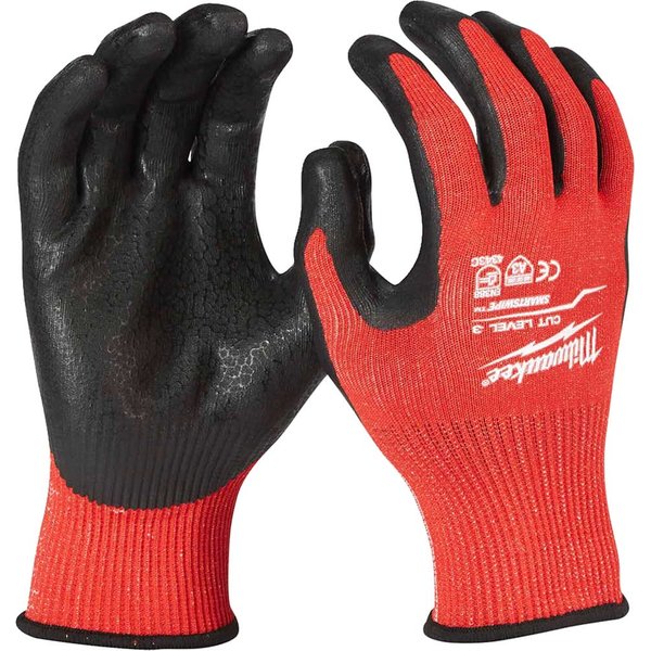 Milwaukee Cut Level 3 Dipped Work Gloves