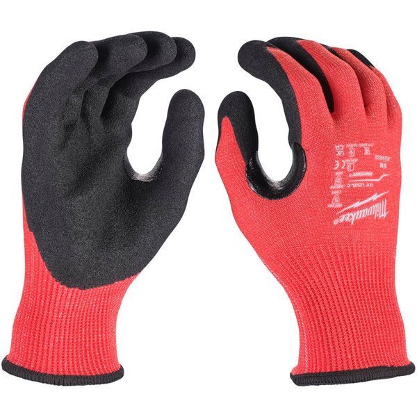 Milwaukee Cut Level C Dipped Work Gloves