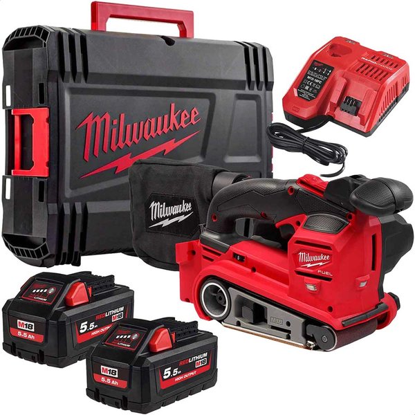 Milwaukee M18 FBTS75 Fuel 18v Cordless Brushless 75mm Belt Sander