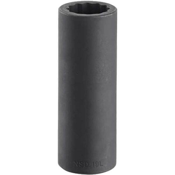 Facom 1/2" Drive Deep Bi Hexagon Impact Socket