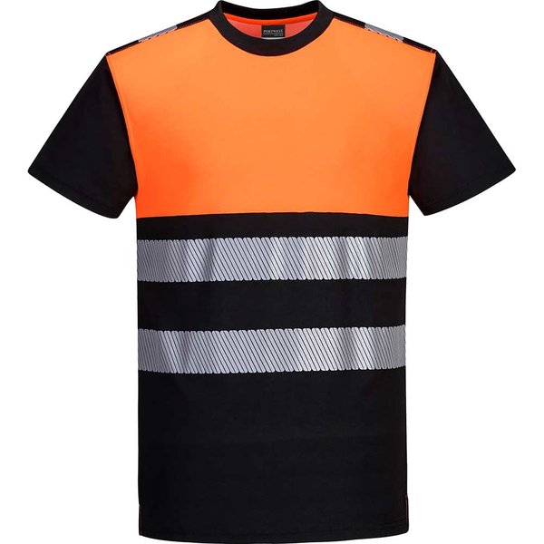 Portwest PW3 Hi Vis Cotton Comfort Class 1 Short Sleeve T Shirt