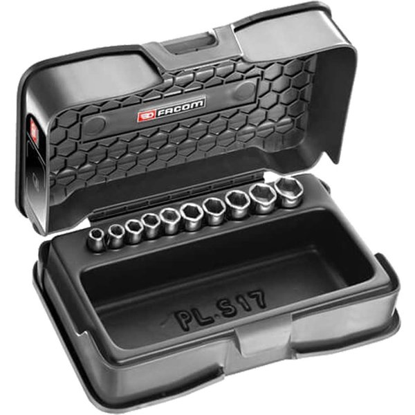 Facom R.401 10 Piece 1/4" Drive Hexagon Socket Set in M Box