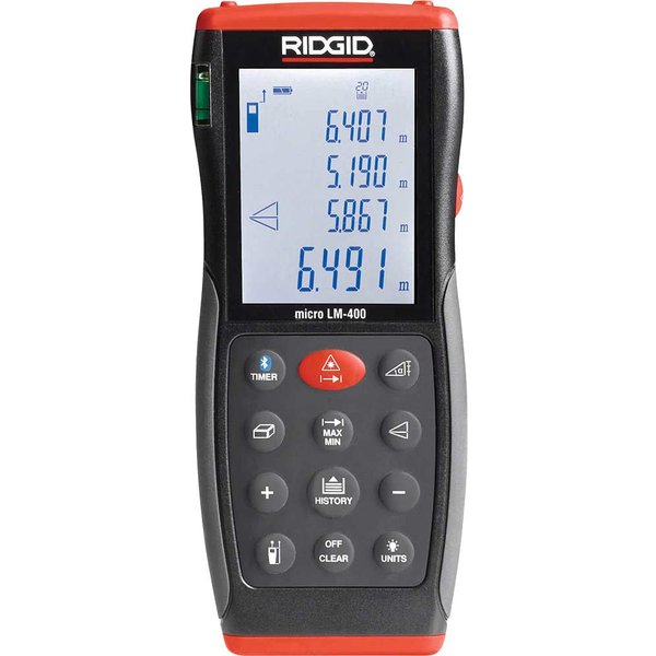 Ridgid Micro LM400 Advanced Distance Laser Measure 70m Range