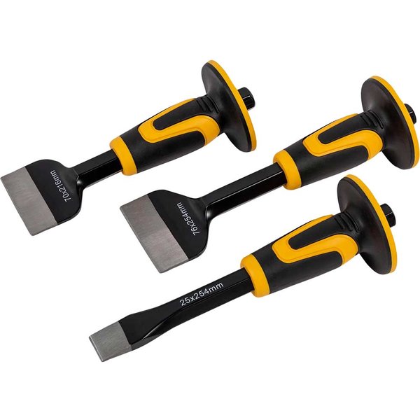 Roughneck Bolster & Chisel Set, 3 Piece 31-970