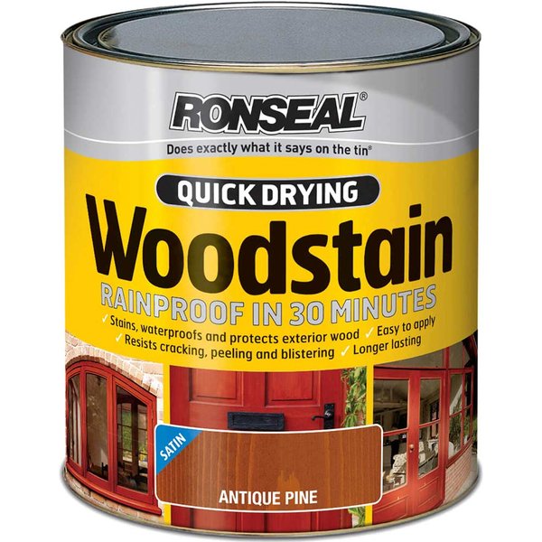Ronseal Quick Dry Satin Woodstain