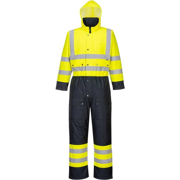 Oxford Weave 300D Class 3 Hi Vis Contrast Overall