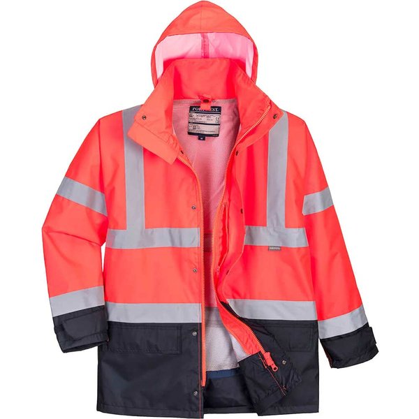 Oxford Weave 300D Class 3 Hi Vis 5-in1 Executive Jacket