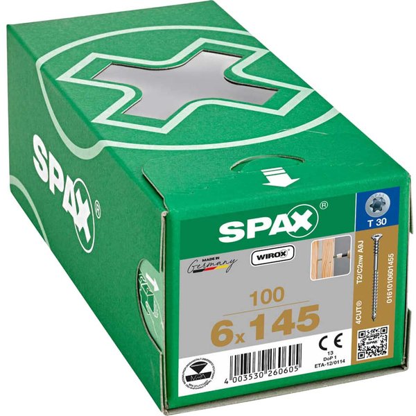 Spax Wirox T Star Plus Flat Frame Adjusting Wood Screws