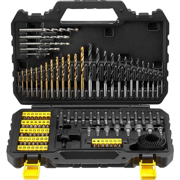 Stanley 100 Piece Drill and Screwdriver Bit Set