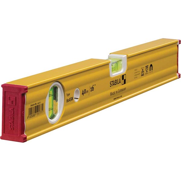 Stabila 80 ASM 2 Vial Magnetic Spirit Level