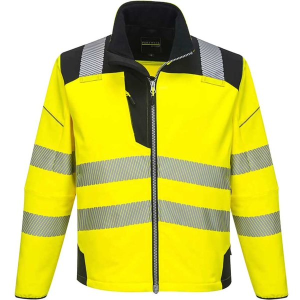 Portwest PW3 Hi Vis Soft Shell Winter Rain Jacket
