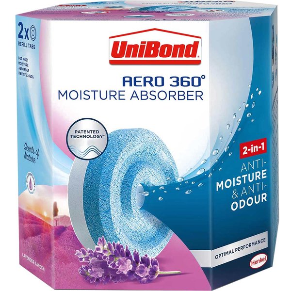 Unibond Aero 360 Passive Dehumidifier Lavender Refills