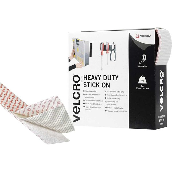 Velcro Heavy Duty Stick On Tape White