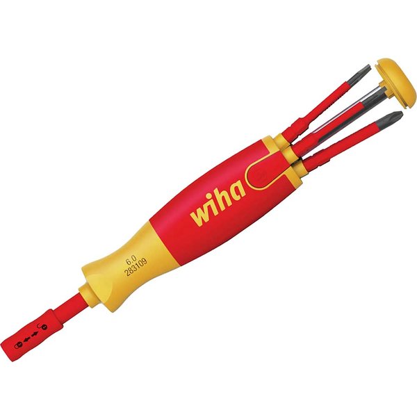 Wiha VDE SL/PZ/PZS Liftup Screwdriver 6 Piece Screwdriver Bit Set
