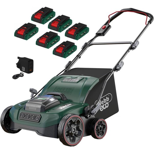 Webb X Series WEV20X2SR 40v Cordless Lawn Raker Scarifier