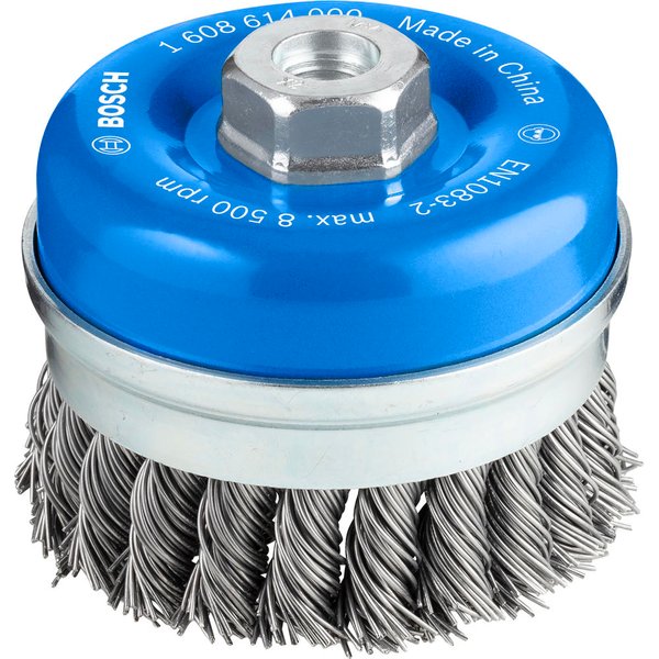 Bosch PRO 0.8mm Knotted Steel Wire Cup Brush