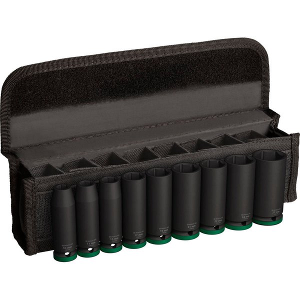 Bosch PRO 9 Piece 1/2" Drive Deep Hexagon Impact Socket Set