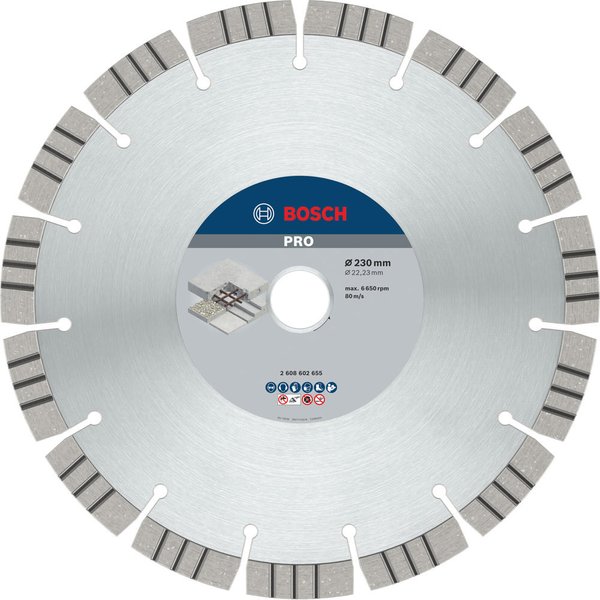 Bosch PRO Concrete Diamond Cutting Disc