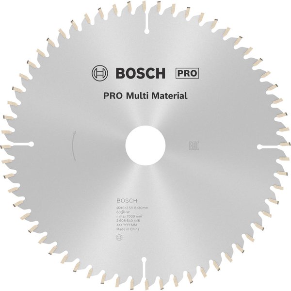 Bosch PRO Multi Material Cutting Mitre and Table Saw Blade