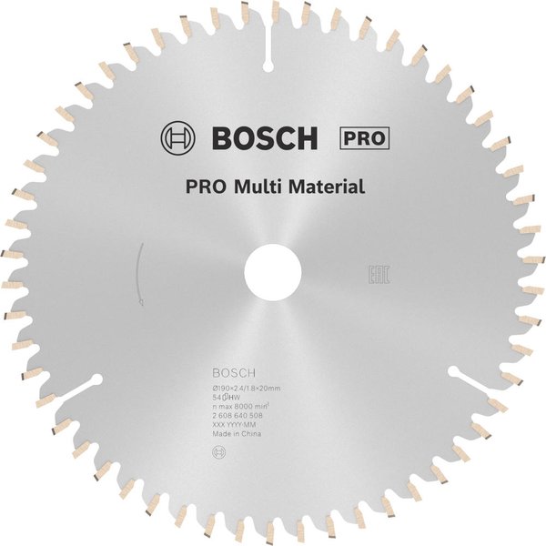 Bosch PRO Multi Material Cutting Saw Blade