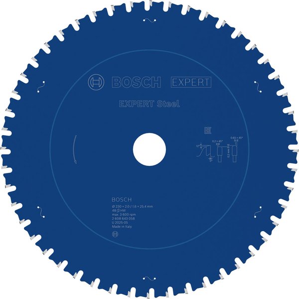 Bosch EXPERT Metal Steel Cutting Saw Blade
