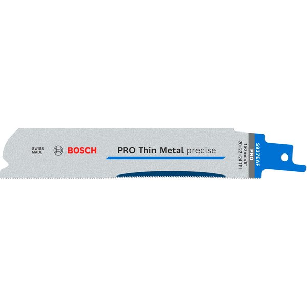 Bosch PRO S937EAF Thin Metal Reciprocating Saw Blade