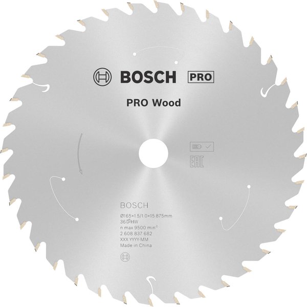 Bosch PRO Cordless Wood Cutting Circular Saw Blade
