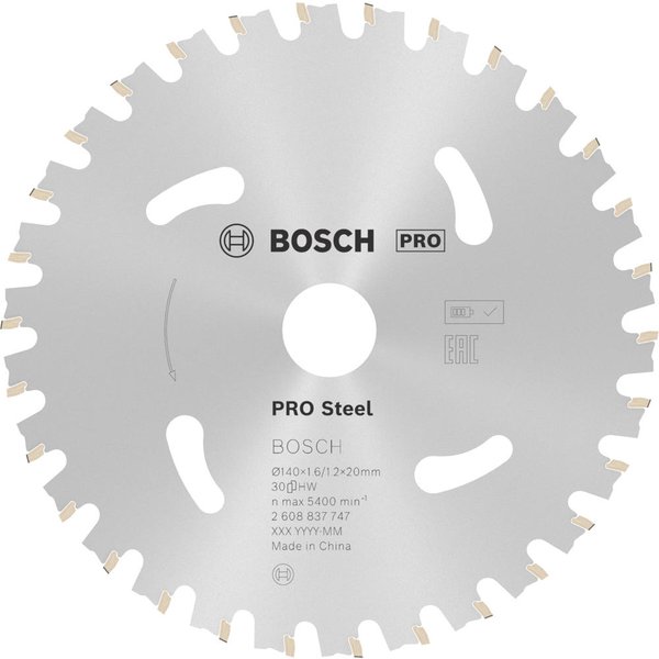 Bosch PRO Cordless Circular Saw Blade for Steel