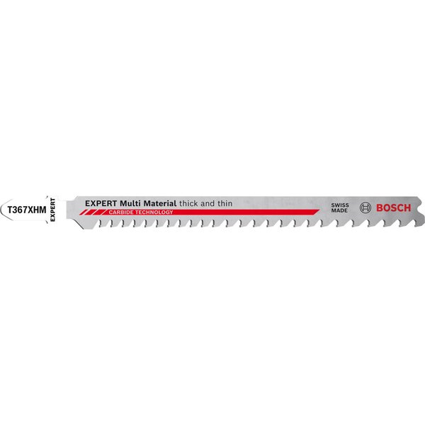 Bosch EXPERT T367XHM Carbide Jigsaw Blades for Wood and Metal
