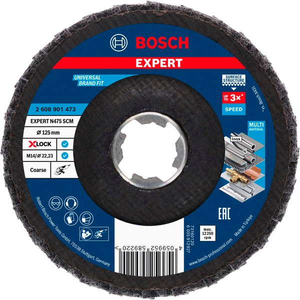 Bosch EXPERT X Lock Surface Conditioning Flap Disc