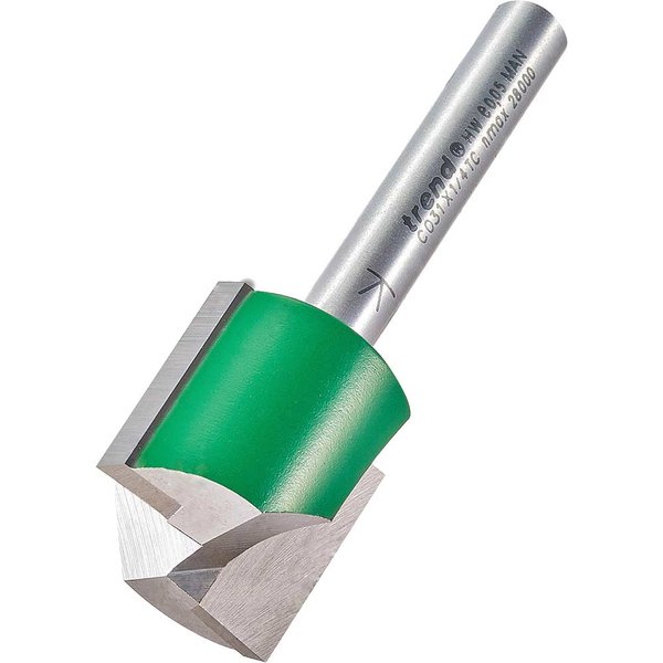 Trend CRAFTPRO Two Flute Straight Router Cutter