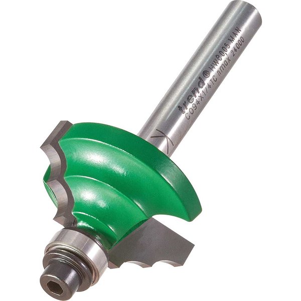 Trend CRAFTPRO Bead Ovolo Router Cutter