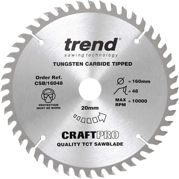 Trend CRAFTPRO Wood Cutting Saw Blade