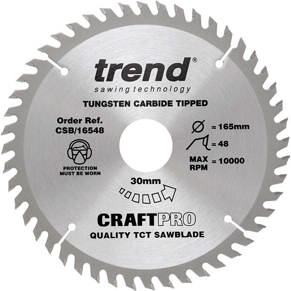 Trend CRAFTPRO Wood Cutting Saw Blade