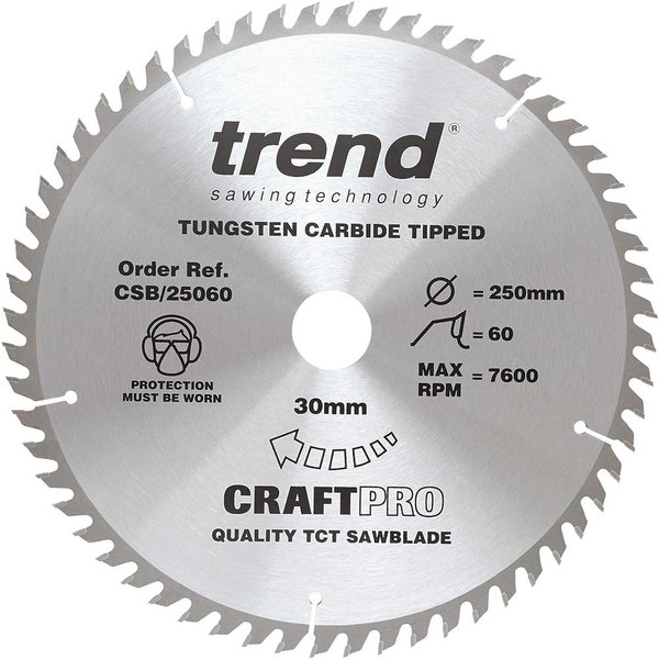 Trend CRAFTPRO Non Stick Wood Cutting Saw Blade