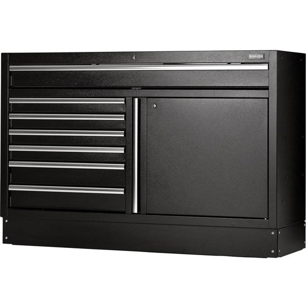 Bunker 7 Drawer Modular Floor Tool Cabinet Black