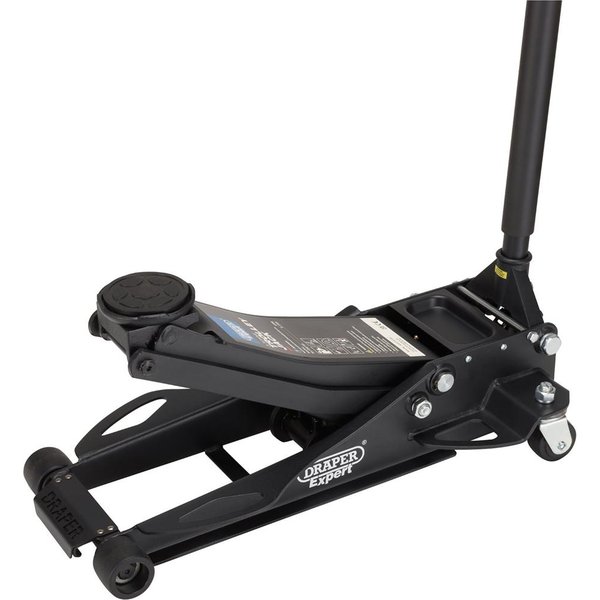 Draper Expert TJ3-BP Professional Low Profile Fast Lift Garage Trolley Jack 3 Tonne