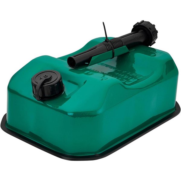 Draper Flat Steel Fuel Can 5l Green