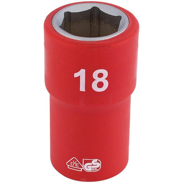Draper 1/2" Drive VDE Fully Insulated Hexagon Socket Metric