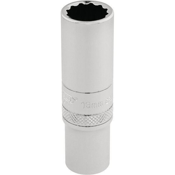 Draper 3/8" Drive Polished Finish Hi-Torq Deep Bi Hexagon Socket Metric