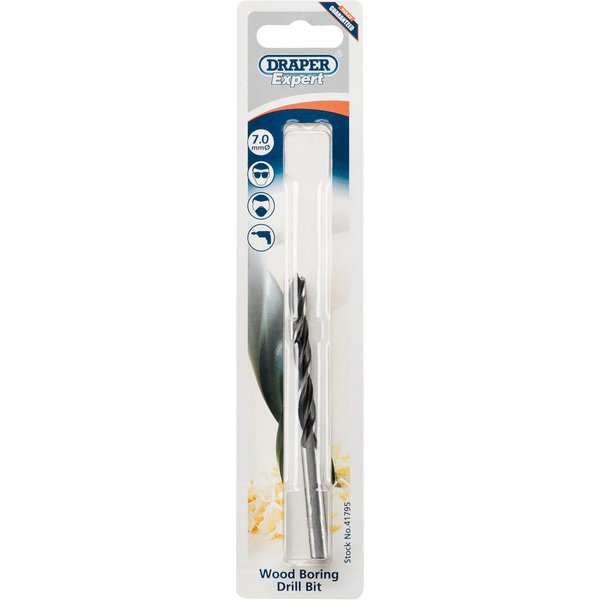 Draper Expert Brad Point Drill Bit 7mm Pack of 1