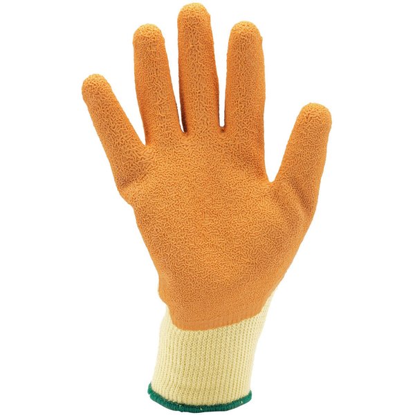 Draper Orange Heavy Duty Latex Coated Work Gloves Yellow / Orange L
