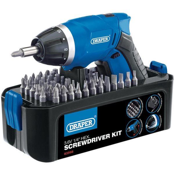 Draper CD36LIASF Storm Force 3.6v Cordless Screwdriver