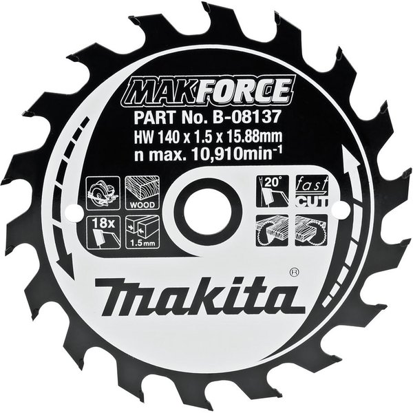 Makita MAKFORCE Wood Cutting Saw Blade