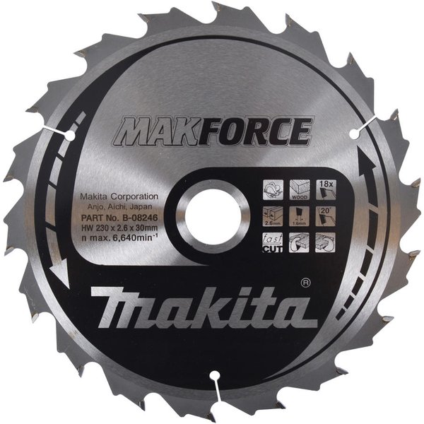 Makita MAKFORCE Wood Cutting Saw Blade