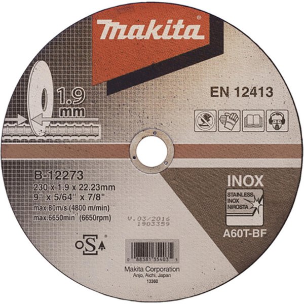 Makita Pro Thin Cutting Discs for Stainless Steel