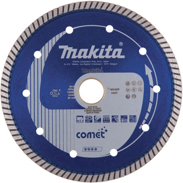 Makita Comet Turbo Rim Diamond Cutting Disc