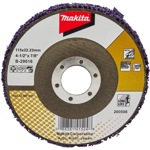 Makita Silicon Carbide Fibre Mesh Strip Disc