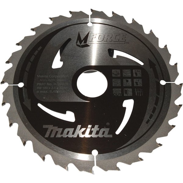 Makita MFORCE Circular Saw Blade for Wood Cutting
